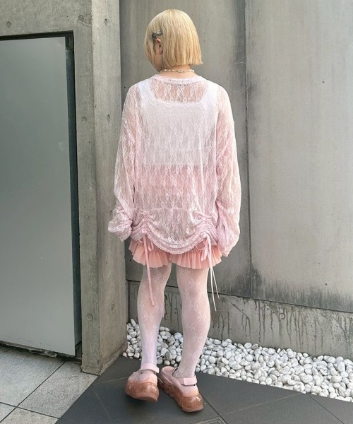 Candy Stripper（キャンディーストリッパー） tシャツ SWEETIE LACE