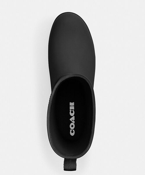 「COACH」 レインブーツ - ブラック系その他 レディースの画像
