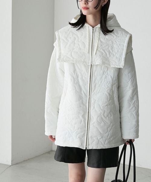 「forksy.」 キルティングブルゾン FREE ブラック レディース_画像5