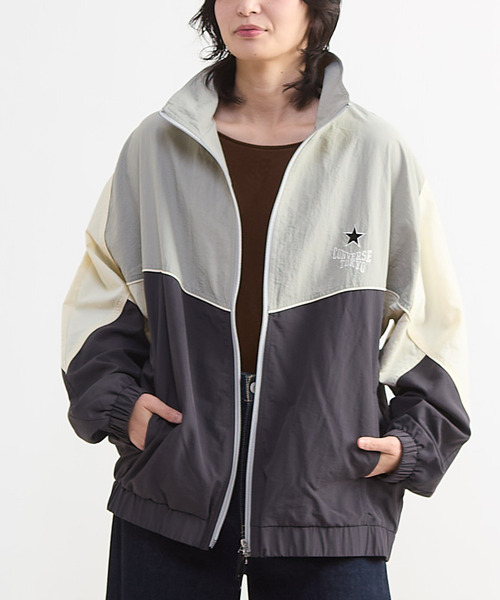 CONVERSE TOKYO ブルゾン アウター BI-COLOR NYLON JACKET レディース