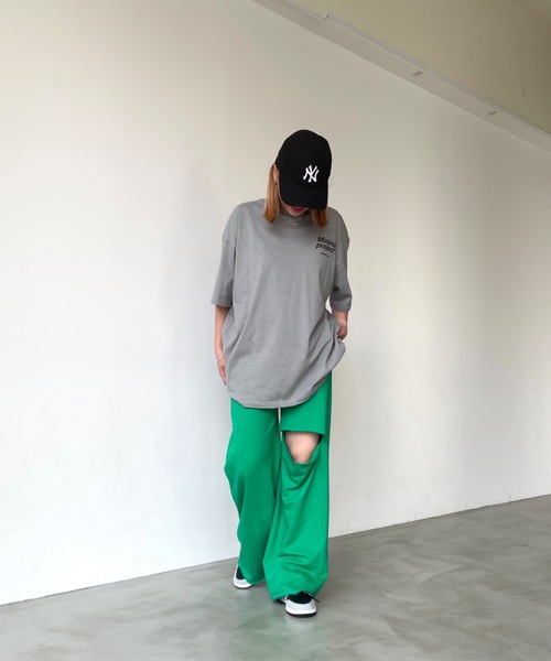 「SHAGGIE」 スウェットパンツ FREE ホワイト レディース_画像8