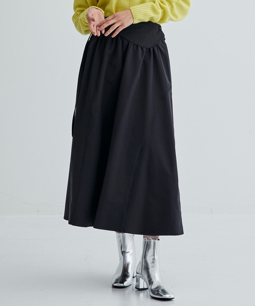 「UNITED TOKYO」 フレアスカート 3 インディゴブルー レディース_画像2