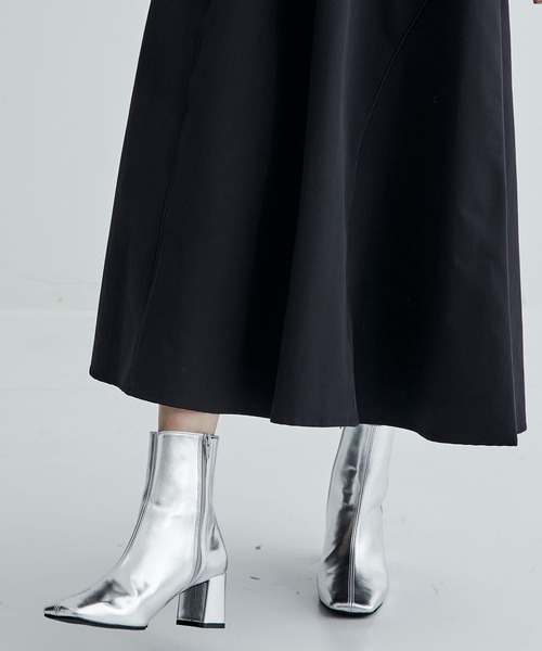 「UNITED TOKYO」 フレアスカート 3 インディゴブルー レディース_画像3