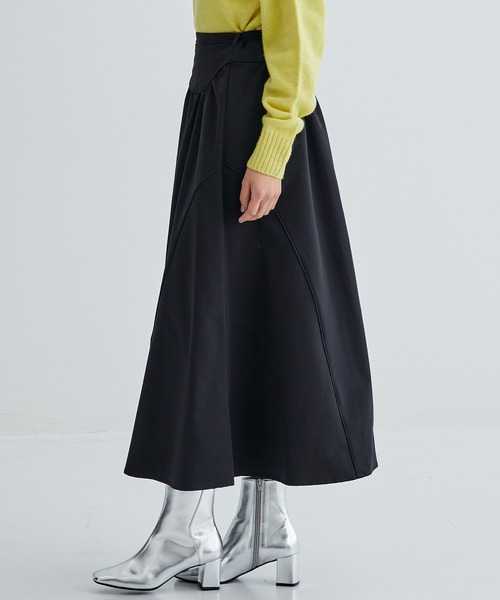 「UNITED TOKYO」 フレアスカート 3 インディゴブルー レディース_画像8