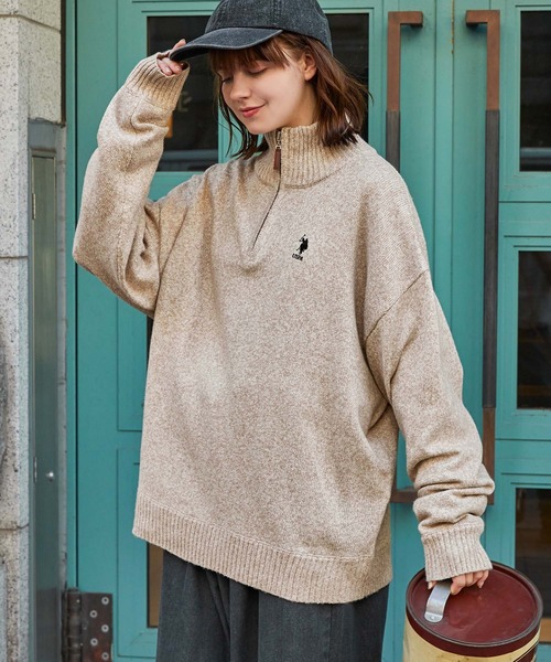 「U.S. POLO ASSN.」 長袖ニット FREE グレー レディース_画像5