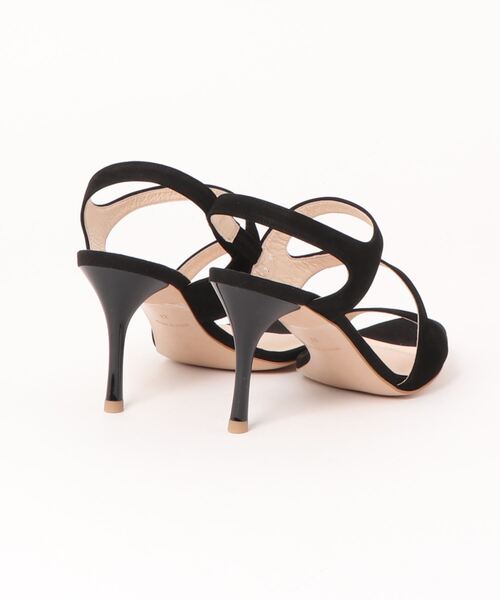 「SEVEN TWELVE THIRTY」 ヒールサンダル 24cm ブラック レディース_画像2