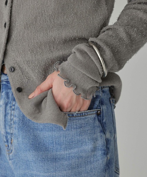 BABYLONE（バビロン） カーディガン フェザーシアーカーデ レディース