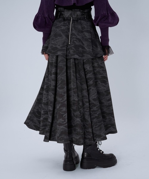 【HARE デザインスカート】【KASANEスカート】※未使用品　タグ付 HARE（ハレ） ロング スカート KASANEデザインスカート(HARE