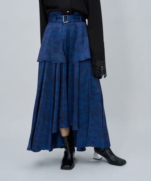 【HARE デザインスカート】【KASANEスカート】※未使用品　タグ付 HARE（ハレ） ロング スカート KASANEデザインスカート(HARE