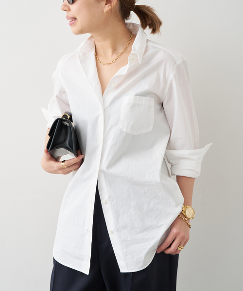 完売品❤︎新品未使用★ドゥーズィエムクラスCotton Sheer Washシャツ Deuxieme Classe（ドゥーズィエムクラス）の「COTTON WASH シャツ