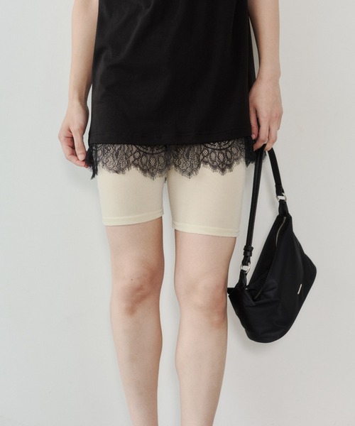 VION パンツ Sheer Velour Biker Shorts / シアーベロアバイカー