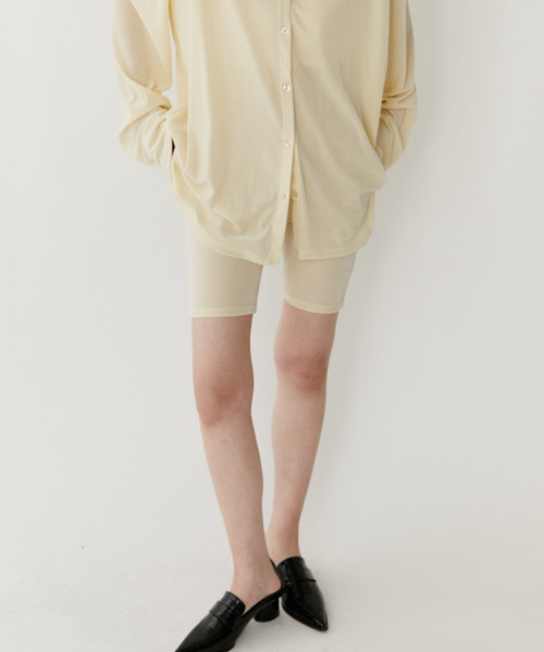 VION パンツ シアーベロアバイカーショーツ / Sheer Velour Biker