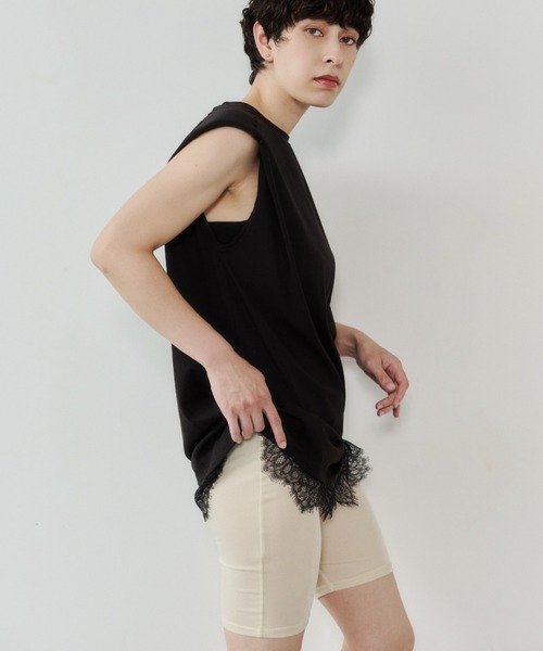 VION パンツ シアーベロアバイカーショーツ / Sheer Velour Biker