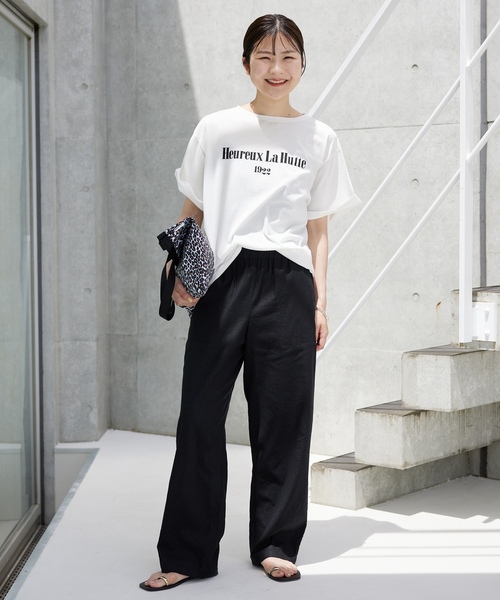 「SLOBE IENA」 チノパンツ 38 ホワイト レディース_画像2