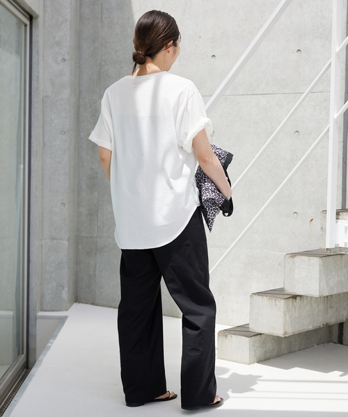 「SLOBE IENA」 チノパンツ 38 ホワイト レディース_画像3