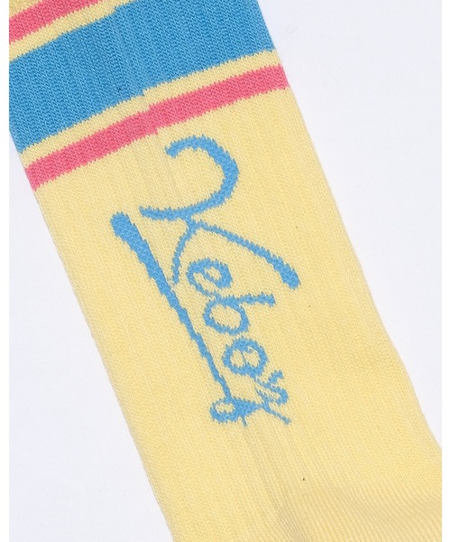 KEBOZ（ケボズ） 靴下 ICON LINE SOCKS メンズ レディース : ZOZOTOWN