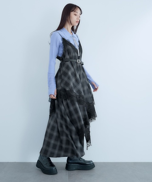 HARE イレヘムキャミワンピース HARE（ハレ） ワンピース イレヘムレイヤーキャミワンピース(HARE