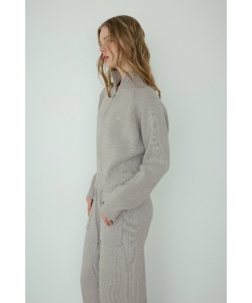 ALEXIA STAM（アリシアスタン） ニット セーター Half Zip Knit Top
