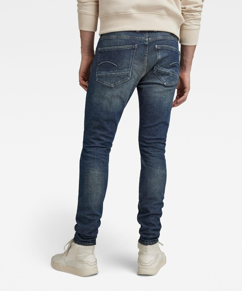 「G-STAR」 スキニーデニムパンツ 29/32 インディゴブルー メンズ_画像2