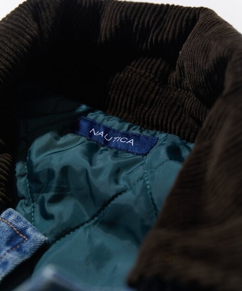 「NAUTICA」 デニムジャケット MEDIUM ブルー メンズの画像