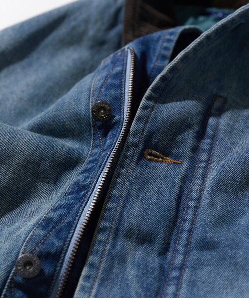 「NAUTICA」 デニムジャケット MEDIUM ブルー メンズの画像