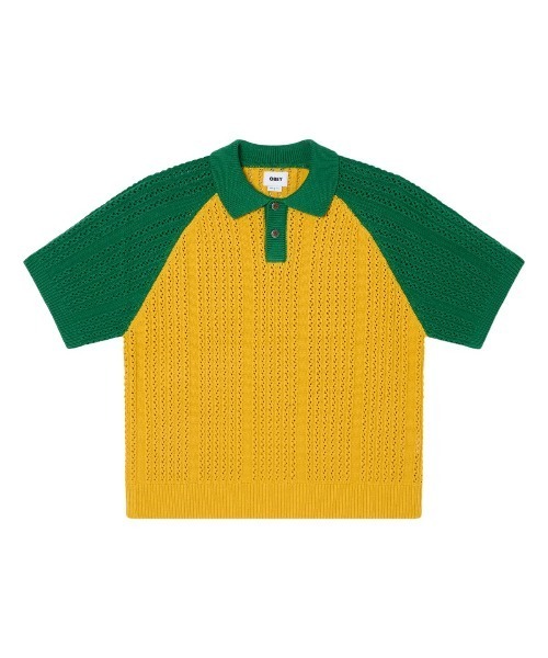 セーター ニット OBEY ABEL POLO SWEATER（オベイ アベル ポロ セーター） メンズ