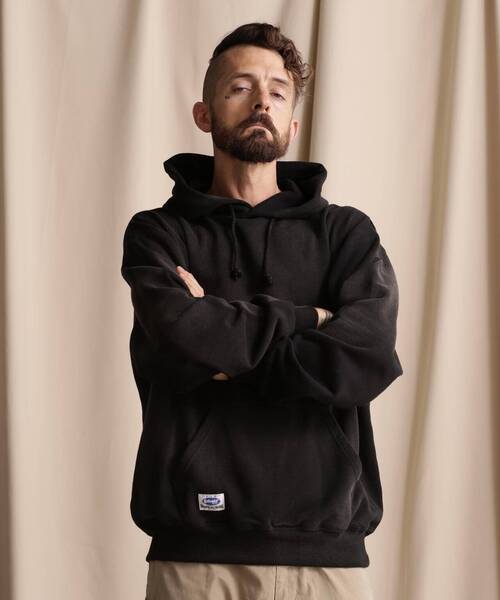 「schott」 プルオーバーパーカー X-LARGE ブラック メンズ_画像3