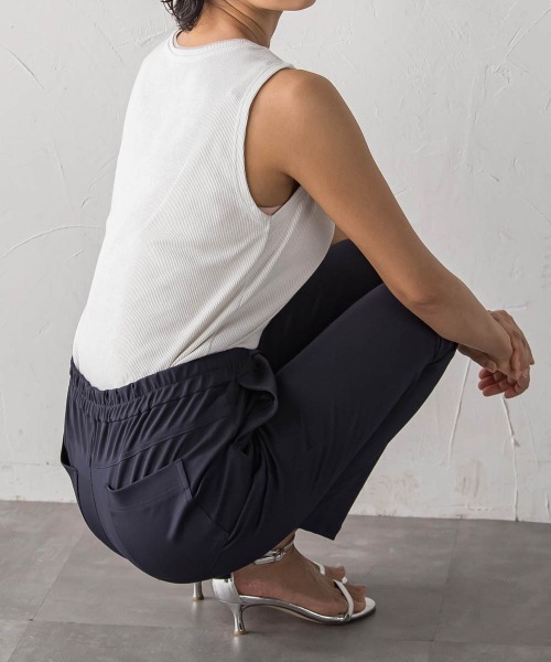 パンツ 入学式 卒業式 「WEB限定」”愛され定番”美脚レギパン レディースの画像