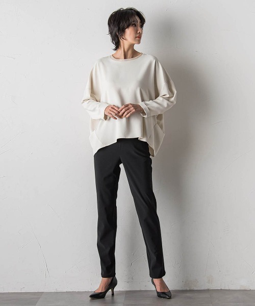 パンツ 入学式 卒業式 「WEB限定」”愛され定番”美脚レギパン レディースの画像