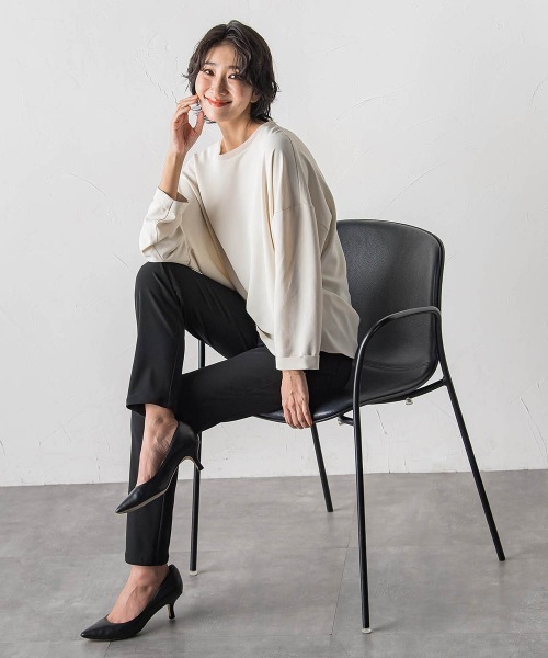 パンツ 入学式 卒業式 「WEB限定」”愛され定番”美脚レギパン レディースの画像