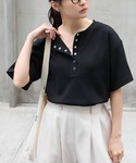 ヘンリーネック tシャツ 半袖 「anyway...の詳細画像5