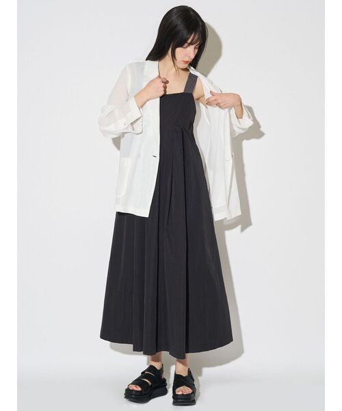 helen ワンピース ELENDEEK（エレンディーク） ワンピース バイカラーストラップ