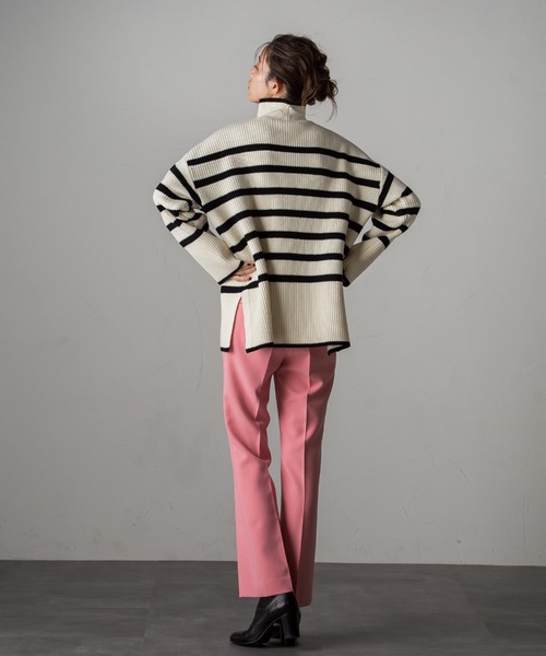 「Droite lautreamont」 長袖ニット M アイボリー レディース_画像3