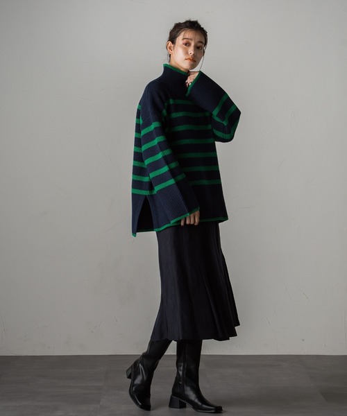 「Droite lautreamont」 長袖ニット M アイボリー レディース_画像4