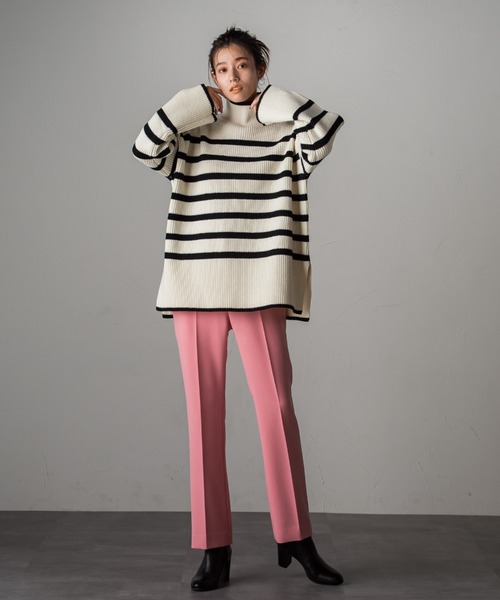 「Droite lautreamont」 長袖ニット M アイボリー レディース_画像8
