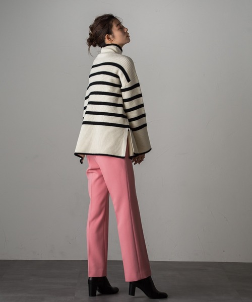 「Droite lautreamont」 長袖ニット M アイボリー レディース_画像9