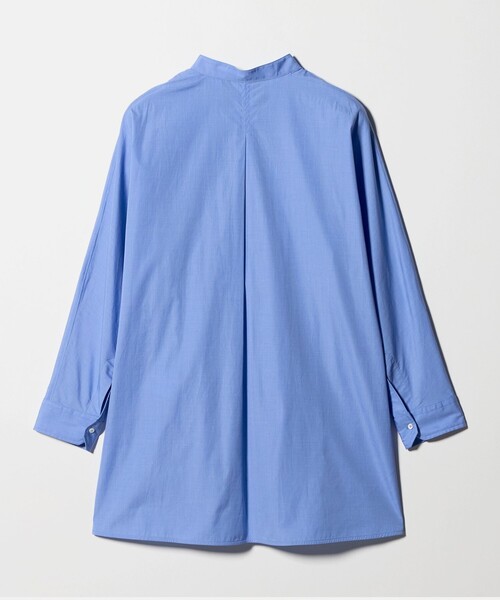 TICCA ノーカラータックロングシャツ TICCA（ティッカ） ブラウス シャツ 「TICCA」ノーカラー テントライン