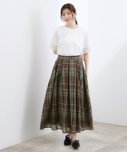 grove（グローブ） ロング スカート 「貴島明日香さん着用」マドラス