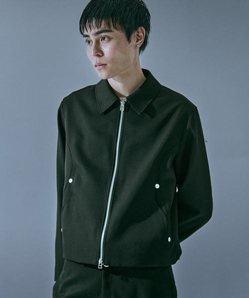 ブルゾン アウター trim fit jacket メンズの画像