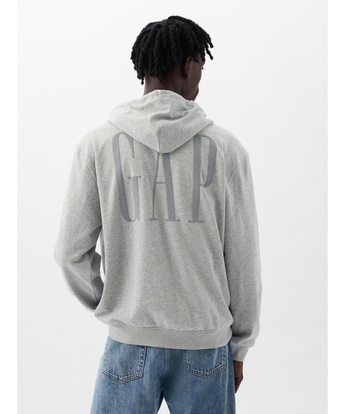 GAP（ギャップ） ジップアップパーカー X-LARGE ホワイト系その他