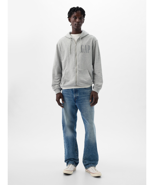 GAP（ギャップ） ジップアップパーカー X-LARGE ホワイト系その他