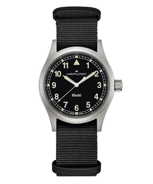 腕時計 HAMILTON 「ハミルトン」 腕時計 Khaki Field （カーキ フィールド）  クオーツ 38MM ブラック×ブラックの画像
