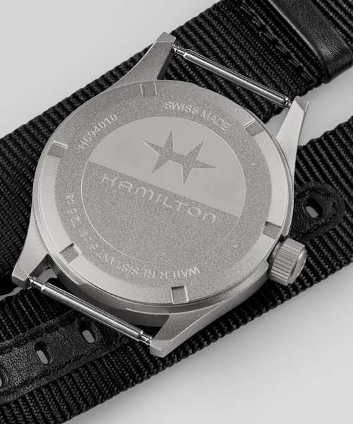 腕時計 HAMILTON 「ハミルトン」 腕時計 Khaki Field （カーキ フィールド）  クオーツ 38MM ブラック×ブラックの画像