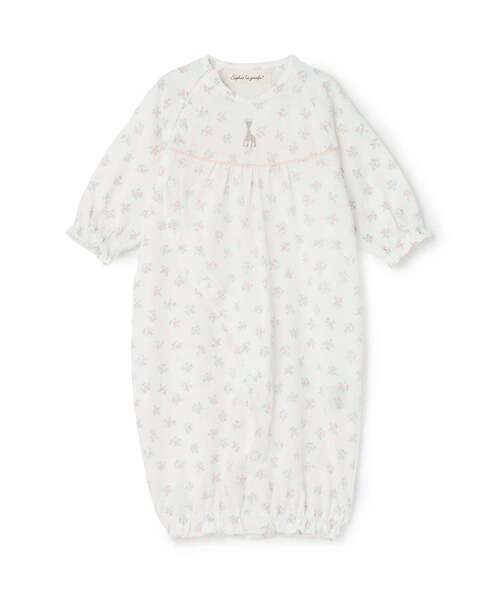 SOPHIE LA GIRAFE（キリンのソフィー） ベビー服 ロンパース 花柄 