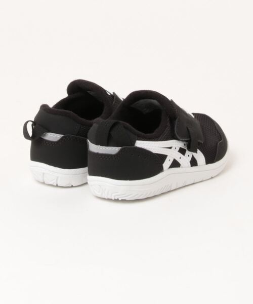 「SUKUSUKU」 「asics」「KIDS」ローカットスニーカー 16.5cm ブラック×ホワイト キッズ_画像2