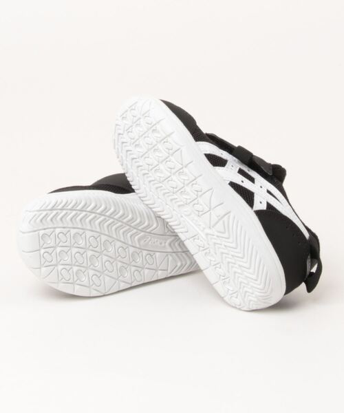 「SUKUSUKU」 「asics」「KIDS」ローカットスニーカー 16.5cm ブラック×ホワイト キッズ_画像3
