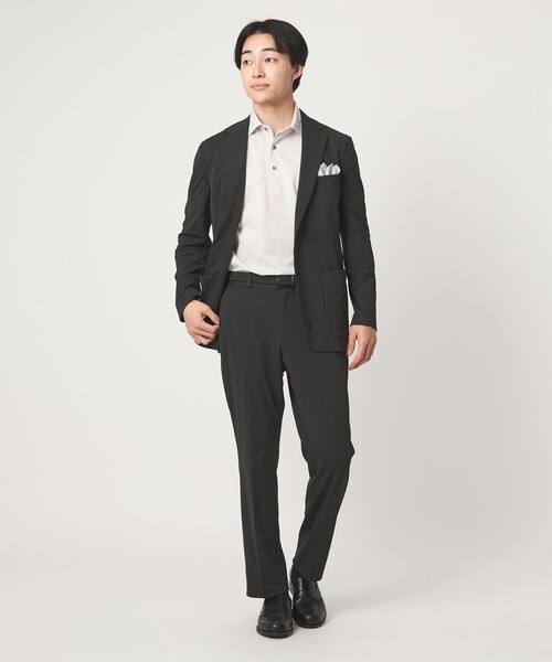 GREEN LABEL RELAXING パンツ スーツ ネイビー コットン　M green label relaxing（グリーンレーベルリラクシング） スラックス A+