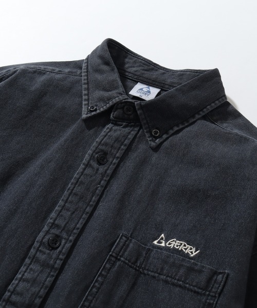 「GERRY」 長袖シャツ L ブルー メンズ_画像8