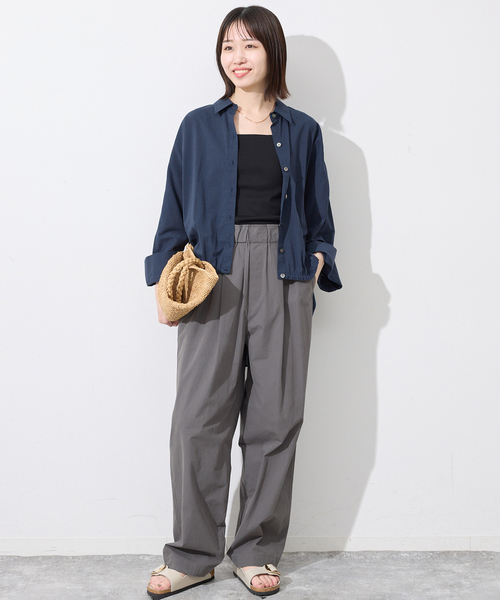 SLOBE IENA（スローブイエナ） ワイドパンツ パンツ ワンウォッシュ