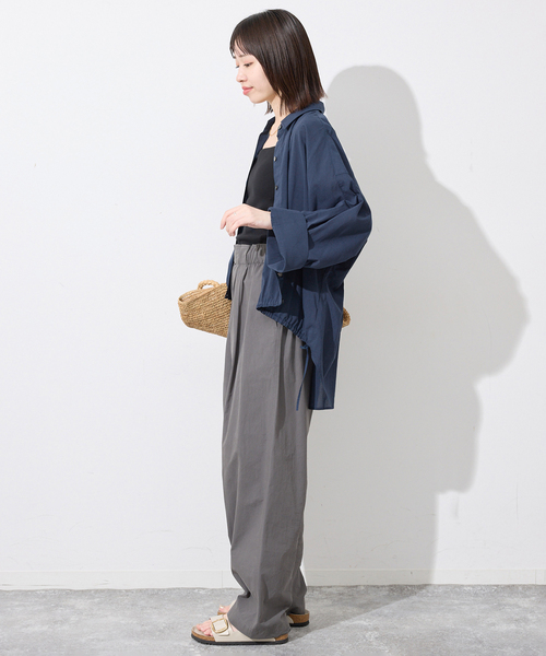 SLOBE IENA（スローブイエナ） ワイドパンツ パンツ ワンウォッシュ